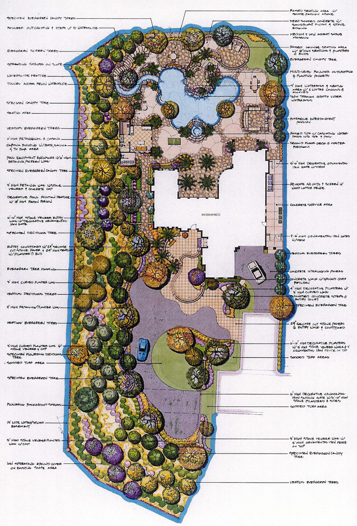 Rasmussen Design - A professional Landscape Architectural design firm established in Orange County California specializing in Custom Residential and Estate design